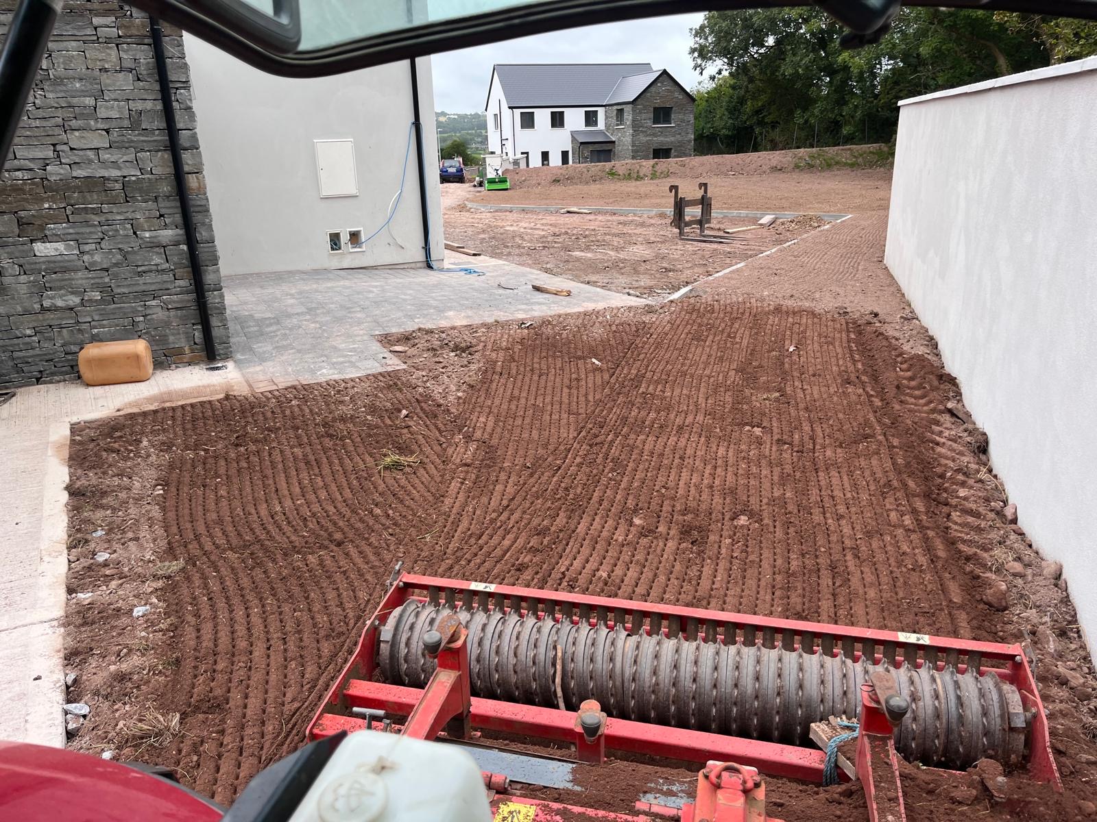 Rolling the prepared seed bed