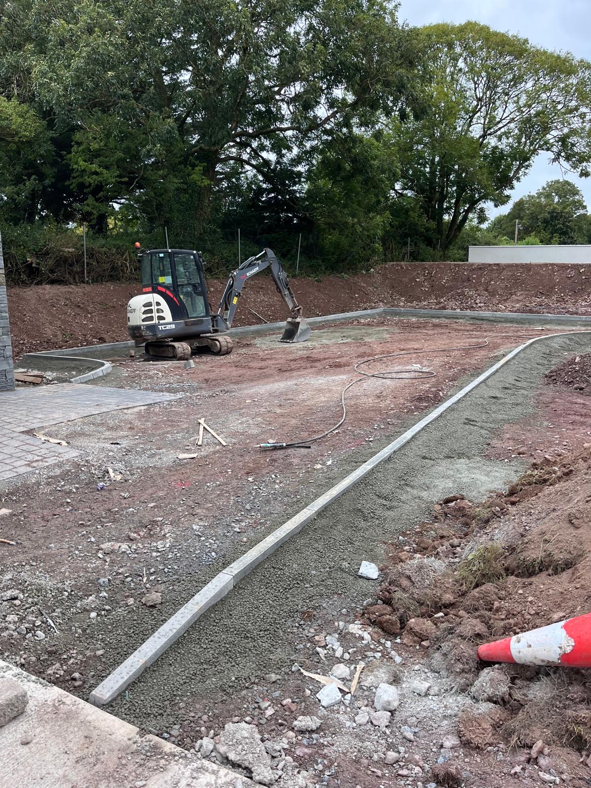 Groundworks & kerb preparation