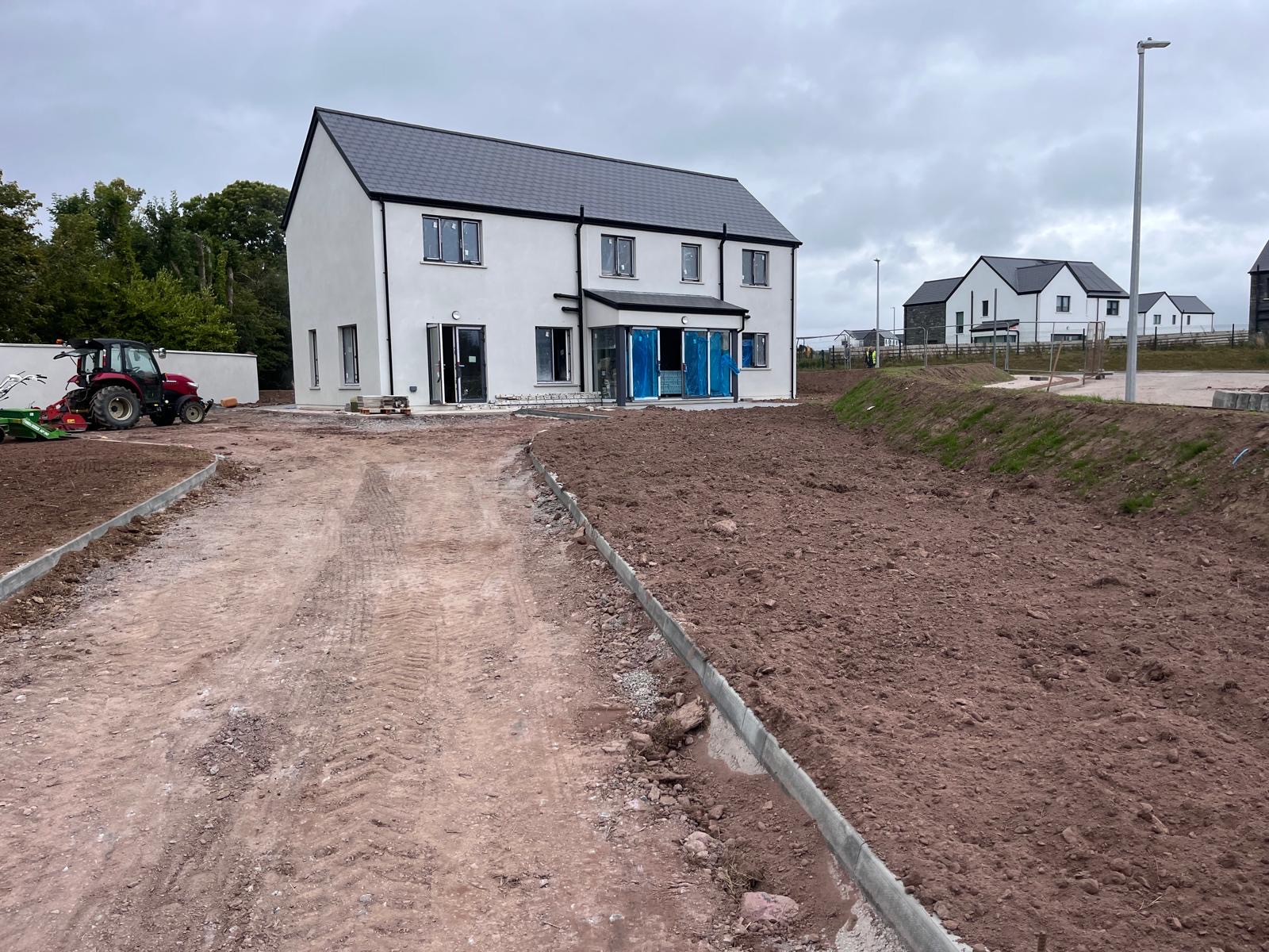 Levelling the front garden