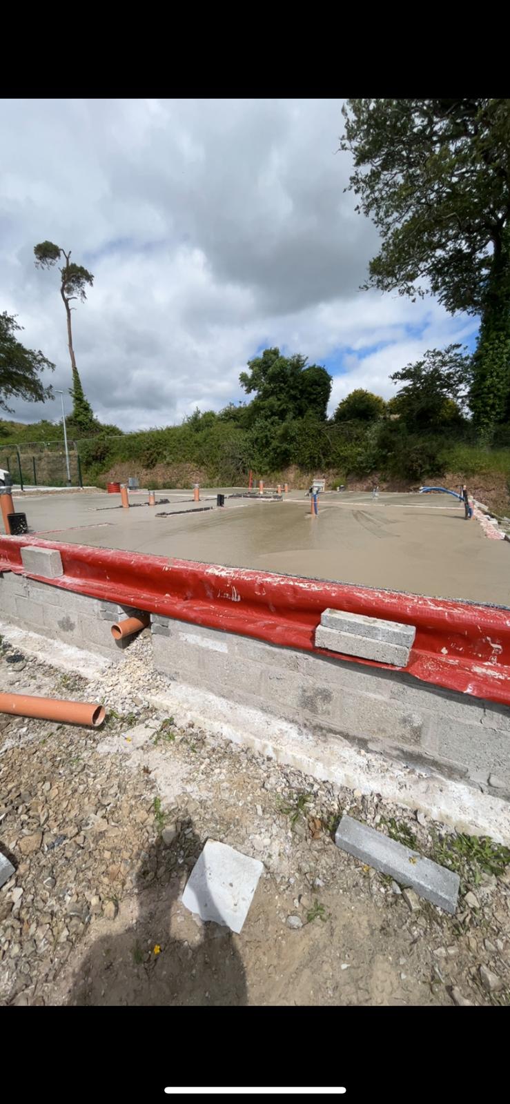 New-build foundation & drainage